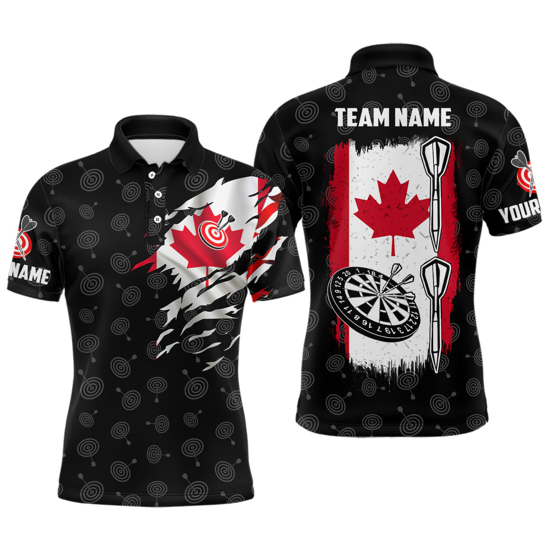 Canadian Flag Personalized Darts Custom Patriotic Darts