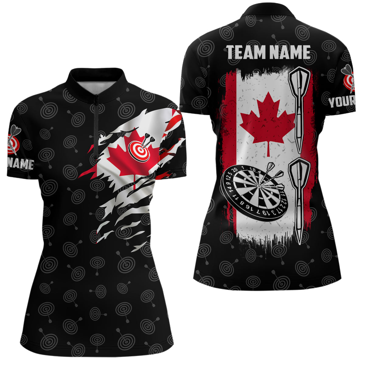 Canadian Flag Personalized Darts Custom Patriotic Darts