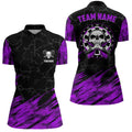Personalized All Over Print Skull Darts Purple Black Dart