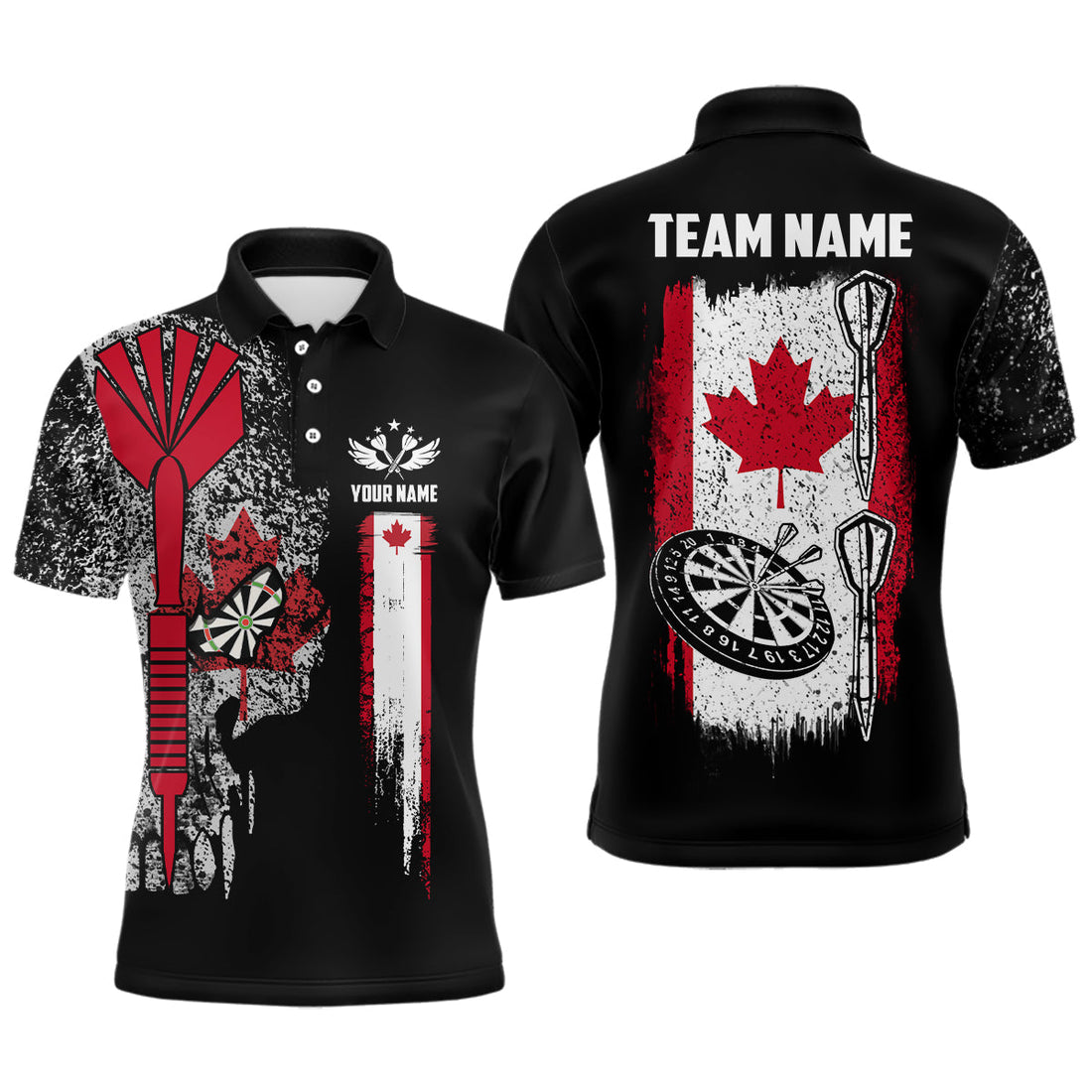 Canada Flag Skull Darts Custom Patriotic Darts Dart