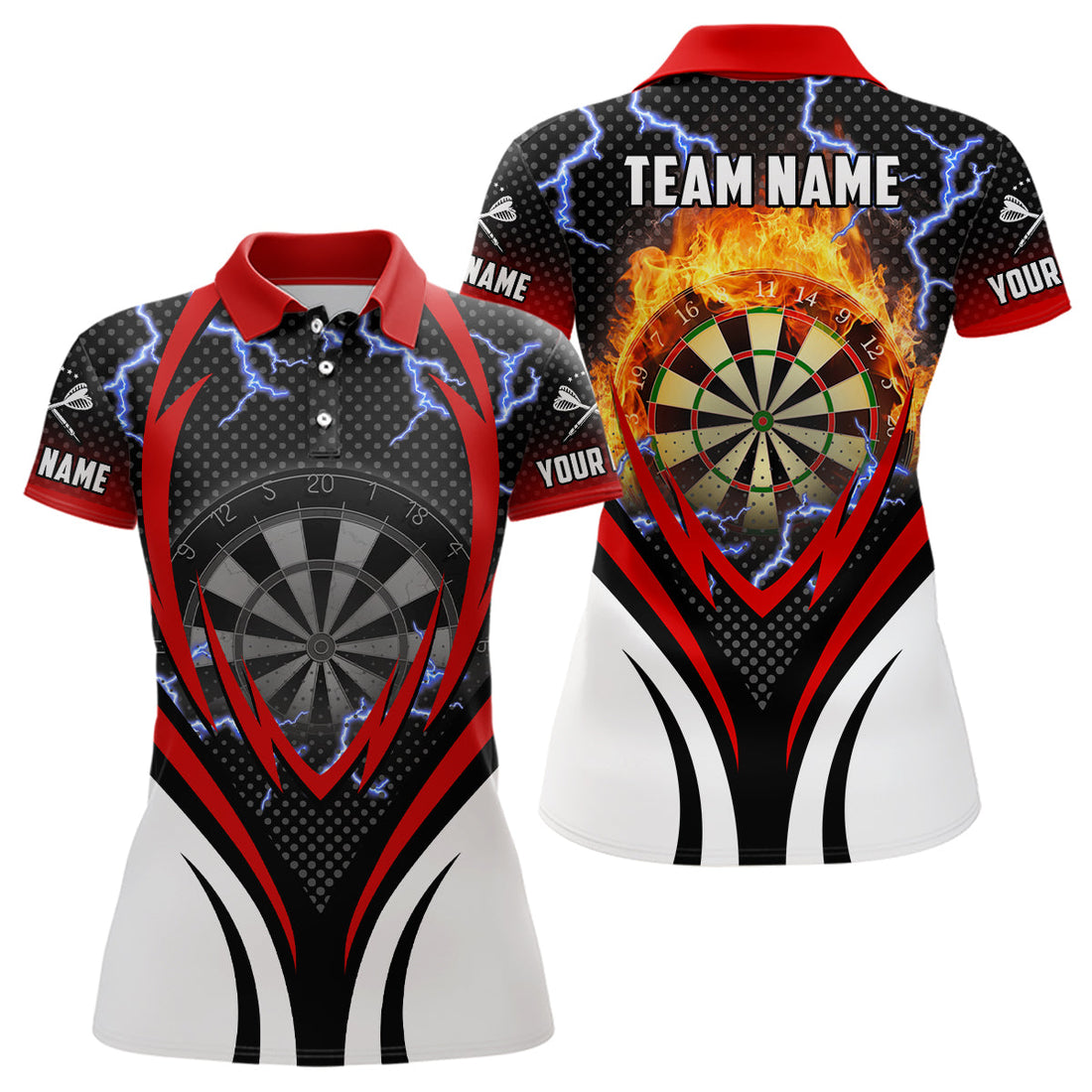 Thunder Lightning Red Darts Custom Flame Darts Dart