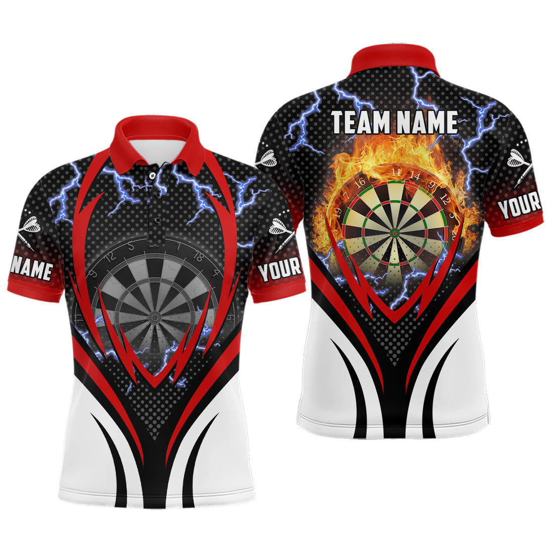 Thunder Lightning Red Darts Custom Flame Darts Dart