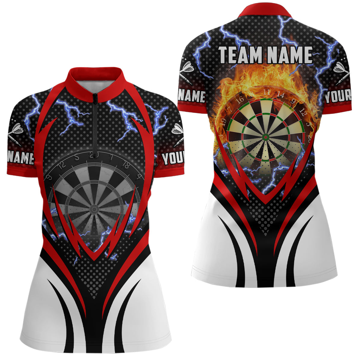 Thunder Lightning Red Darts Custom Flame Darts Dart