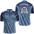 Personalized Gradient Blue Lightning Darts Darts