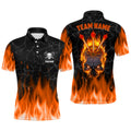 Orange Flame Skull Darts Custom Scary Darts Dart