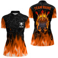 Orange Flame Skull Darts Custom Scary Darts Dart