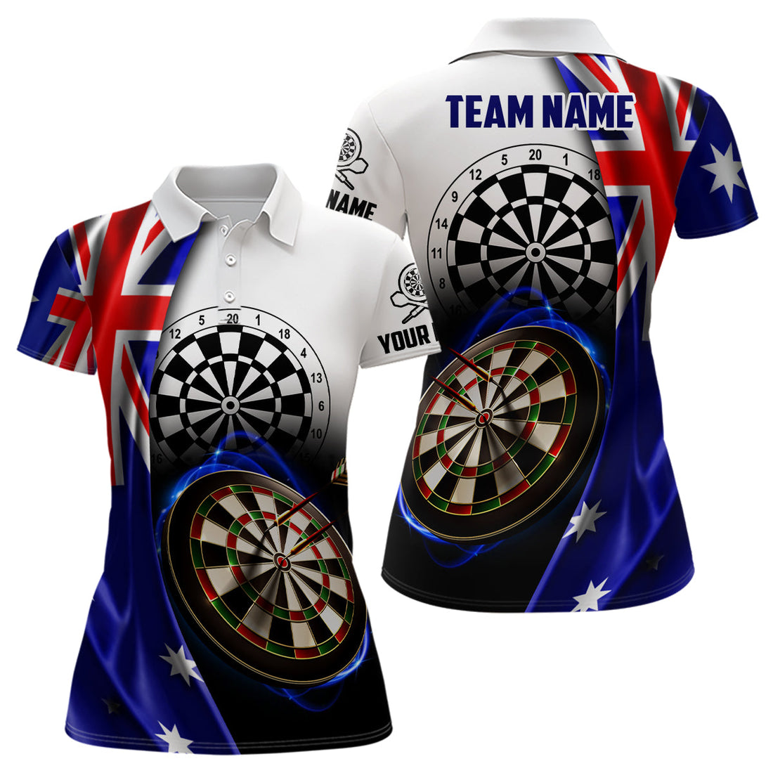 Australia Flag Women Darts Quarter-Zip Custom Dart For Dart Lovers Dart