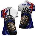 Australia Flag Women Darts Quarter-Zip Custom Dart For Dart Lovers Dart