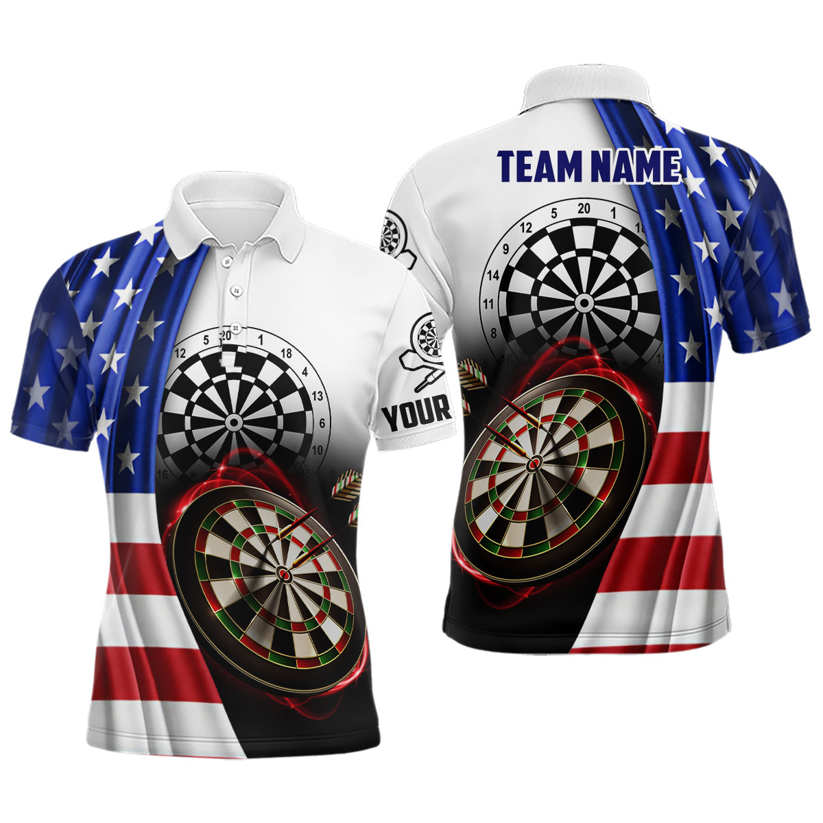 American Flag Women Darts Quarter-Zip Custom Darts For Dart Lovers Dart