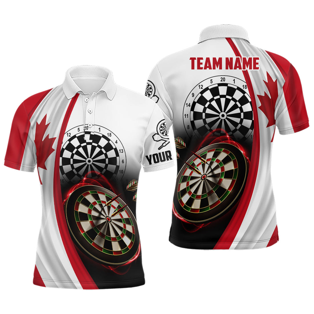 Canada Flag Women Darts Quarter-Zip Custom Darts For Dart Lovers Dart