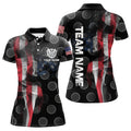 Personalized Smoke US Flag Dart Quarter-Zip, Patriotic Darts Dart VHM1100