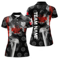 Personalized Smoke Canada Flag Dart Quarter-Zip, Patriotic Darts Dart VHM1101