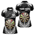 Personalized Thunder Black Dart Board Quarter-Zip Custom Dart Dart VHM1107
