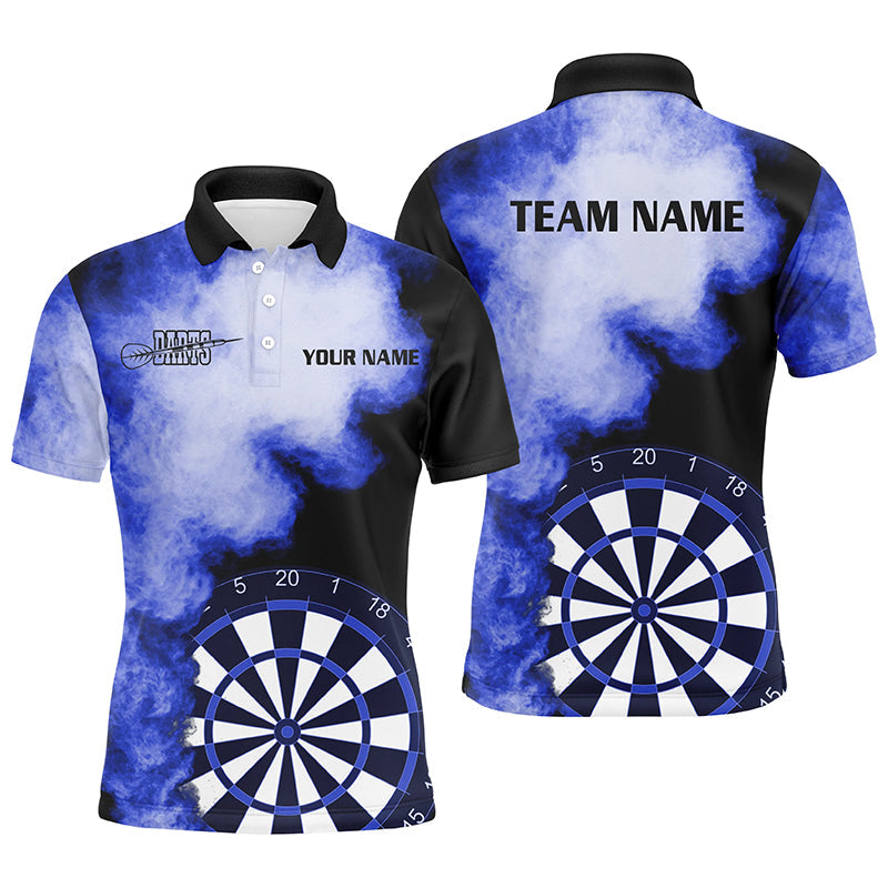 Personalized Blue Flame Darts Quarter-Zip Custom Dart Dart Team VHM1116