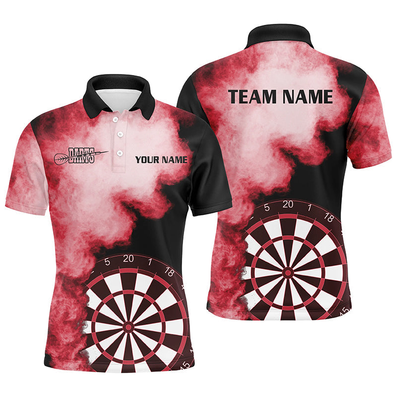 Personalized Flame Red Darts Quarter-Zip Custom Dart Dart Team VHM1117