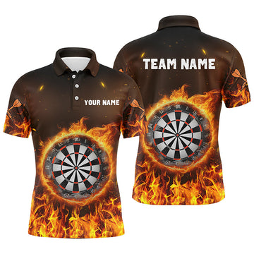 Personalized Fire Flame Dartboard Dart 3D Quarter-Zip, Custom Women Dart VHM1082