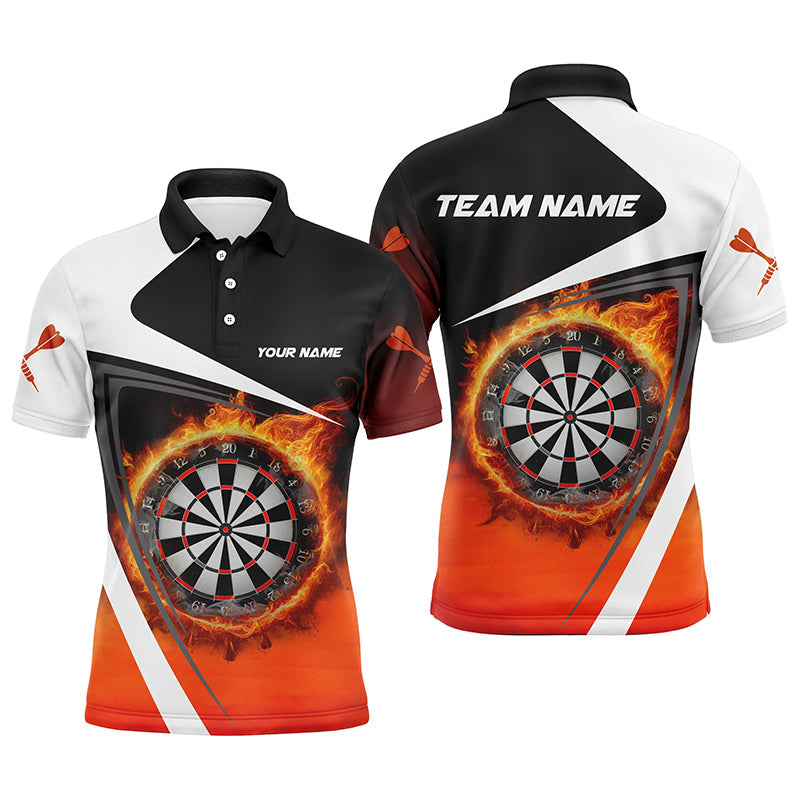 Personalized Fire Flame Dartboard Dart 3D Quarter-Zip, Custom Women Dart VHM1083
