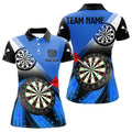 Personalized Blue Darts Quarter-Zip, Dart Team Custom Dart Apparel VHM1086