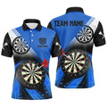 Personalized Blue Darts Quarter-Zip, Dart Team Custom Dart Apparel VHM1086