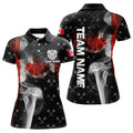 Personalized Smoke Canada Flag Dart Quarter-Zip, Patriotic Darts Dart VHM1098
