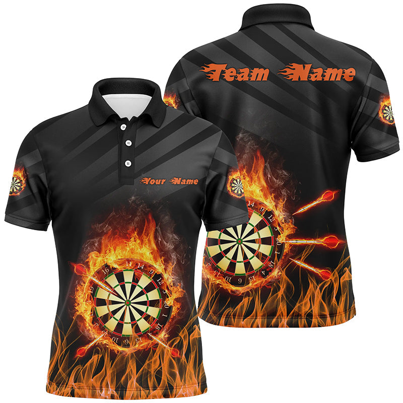 Personalized Flame Dart Board Darts Quarter-Zip, Dart Custom Dart Team VHM1122