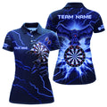 Personalized Thunder Blue Eagle Dart Quarter-Zip Custom Dart Dart Team VHM1142