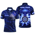 Personalized Thunder Blue Eagle Dart Quarter-Zip Custom Dart Dart Team VHM1142