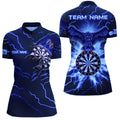 Personalized Thunder Blue Eagle Dart Quarter-Zip Custom Dart Dart Team VHM1142