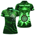 Personalized Thunder Green Eagle Dart Quarter-Zip Custom Dart Dart Team VHM1143