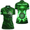 Personalized Thunder Green Eagle Dart Quarter-Zip Custom Dart Dart Team VHM1143