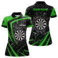 Personalized Green Glass Break Dart Quarter-Zip Custom Dart Dart Team VHM1161