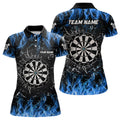 Personalized Blue Fire Glass Break Dart Custom Dart Dart Team VHM1193