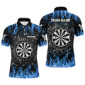 Personalized Blue Fire Glass Break Dart Custom Dart Dart Team VHM1193