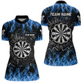 Personalized Blue Fire Glass Break Dart Custom Dart Dart Team VHM1193