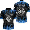 Personalized Blue Fire Glass Break Dart Custom Dart Dart Team VHM1193