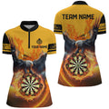 Personalized 3D Eagle Flying On Dart Board Fire Men Dart Custom Darts |Yellow