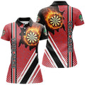 Personalized Black Red Darts Board Fire Flame Men Darts Custom Dart Team