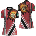 Personalized Black Red Darts Board Fire Flame Men Darts Custom Dart Team