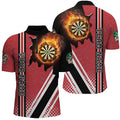 Personalized Black Red Darts Board Fire Flame Men Darts Custom Dart Team