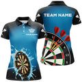 Personalized Dartboard In Splashing Water Blue Men Darts Custom Funny Darts