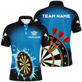 Personalized Dartboard In Splashing Water Blue Men Darts Custom Funny Darts
