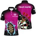 Personalized Dartboard In Splashing Water Pink Men Darts Custom Funny Darts