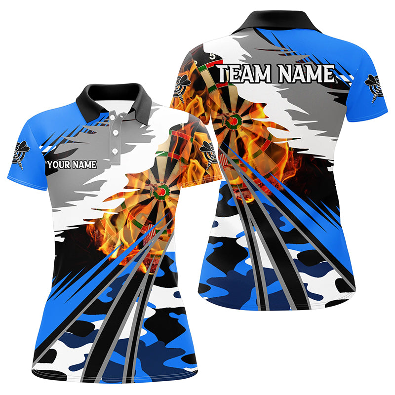 Personalized 3D Dart Board Fire Men Dart Custom Blue Dart Attire For Team