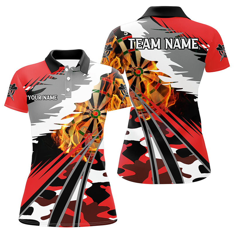 Personalized 3D Dart Board Fire Men Dart Custom Red Dart Attire For Team