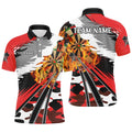 Personalized 3D Dart Board Fire Men Dart Custom Red Dart Attire For Team