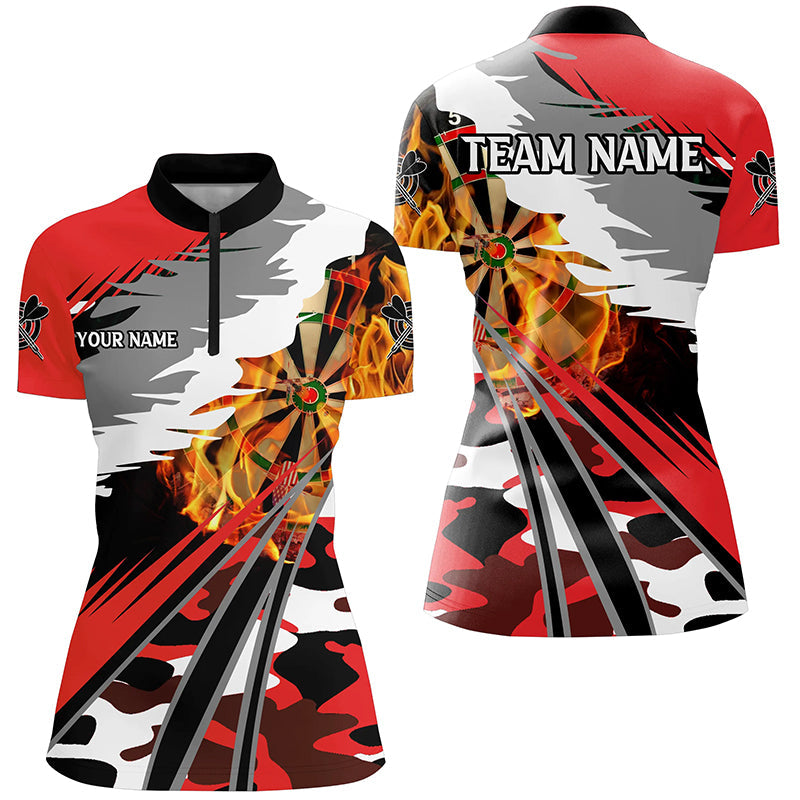 Personalized 3D Dart Board Fire Men Dart Custom Red Dart Attire For Team