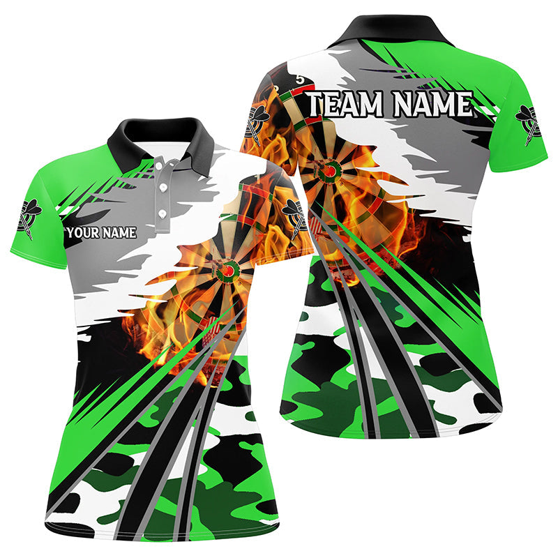 Personalized 3D Dart Board Fire Men Dart Custom Green Dart Attire For Team