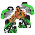Personalized 3D Dart Board Fire Men Dart Custom Green Dart Attire For Team