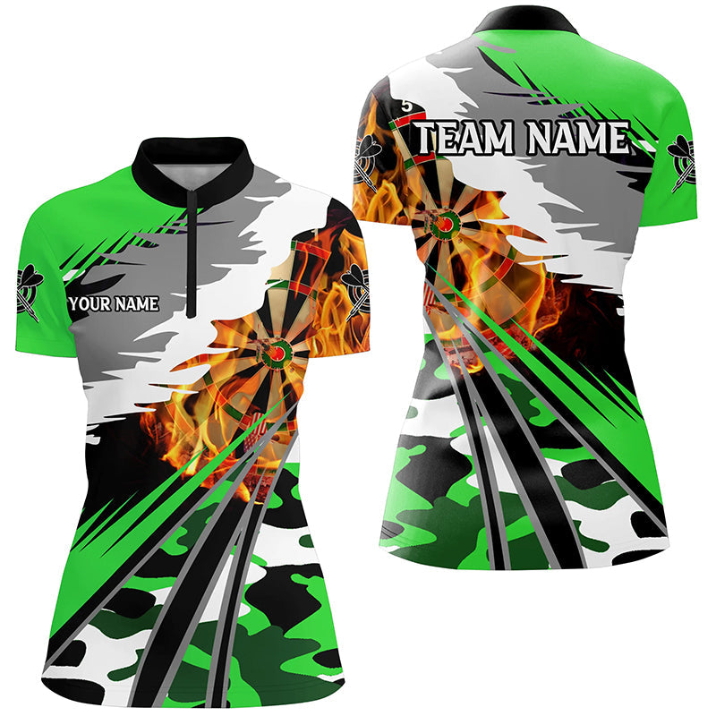 Personalized 3D Dart Board Fire Men Dart Custom Green Dart Attire For Team