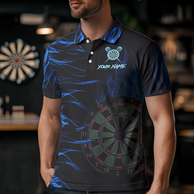 Personalized Blue Flaming 3D Fire Dart Custom Team Dart and